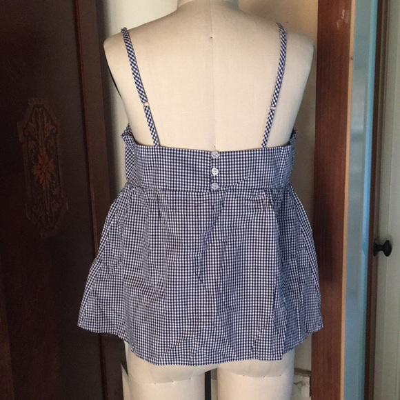 STEVEN ALAN Gingham Top. Size Small. Rare Find. NWOT 💙 - Picture 4 of 9
